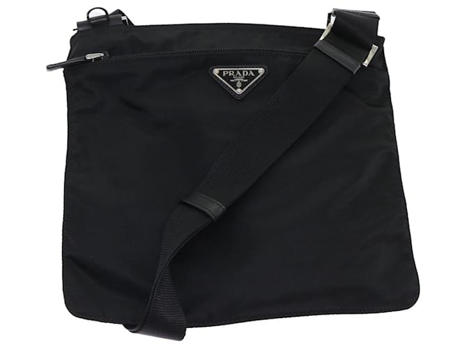 PRADA Shoulder Bag Nylon Black Auth yk7747  ref.1009732