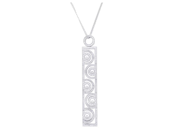 Chopard necklace, "Happy Spirit", in white gold, diamants. Diamond  ref.1009836