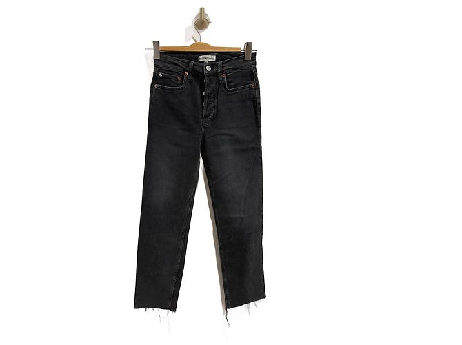Jeans RE/DONE T.US 25 Algodón Negro 