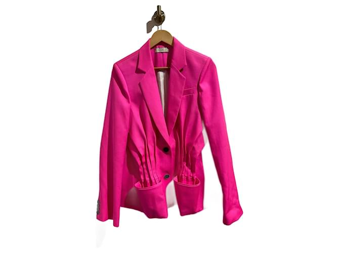 NINA RICCI  Jackets T.fr 38 WOOL Pink  ref.1009922