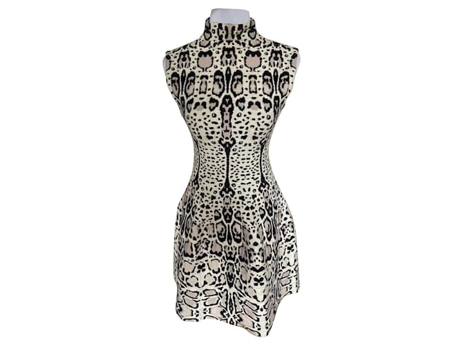 Alaïa Dresses Leopard print Wool  ref.1009958