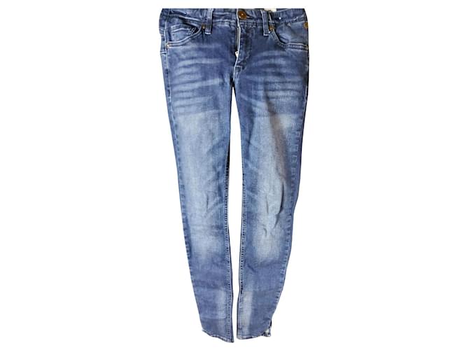 Freeman Porter Pants, leggings Navy blue Cotton  ref.1009996