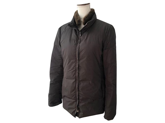 Max Mara Jacket Dark Brown Polyester