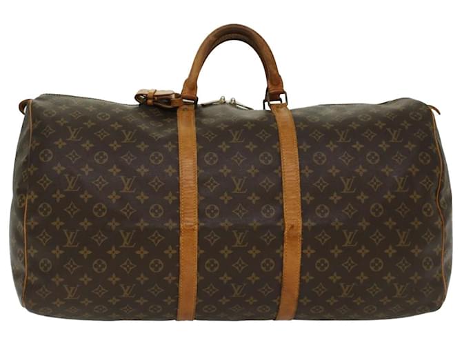 Louis Vuitton Monograma Keepall 60 Boston Bag M41422 Autenticação de LV 48088 Lona  ref.1010164