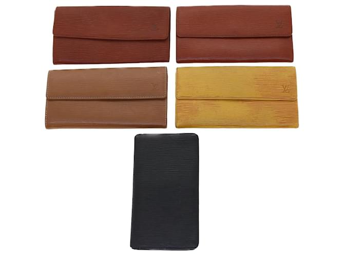 Louis Vuitton Epi Leather Card Case - Black Wallets, Accessories