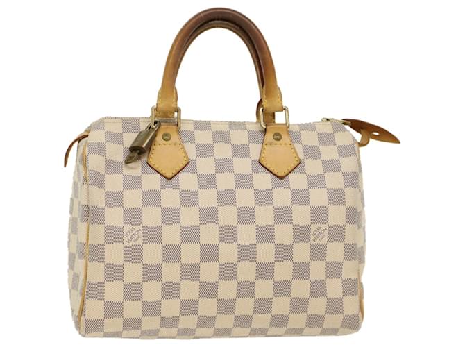 Louis Vuitton Damier Azur Speedy 25 Hand Bag N41534 LV Auth 48442  ref.1010263
