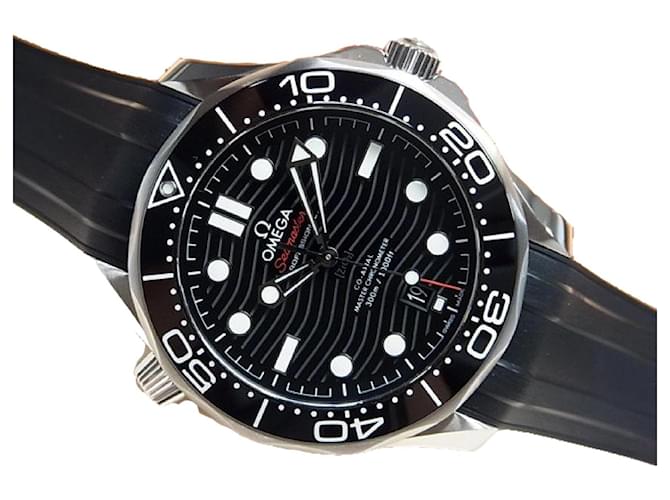 OMEGA SEA MASTER Divers300M Coaxial Master Chrono meter 42 Cinto MM NATO Masculino Prata Aço  ref.1010278