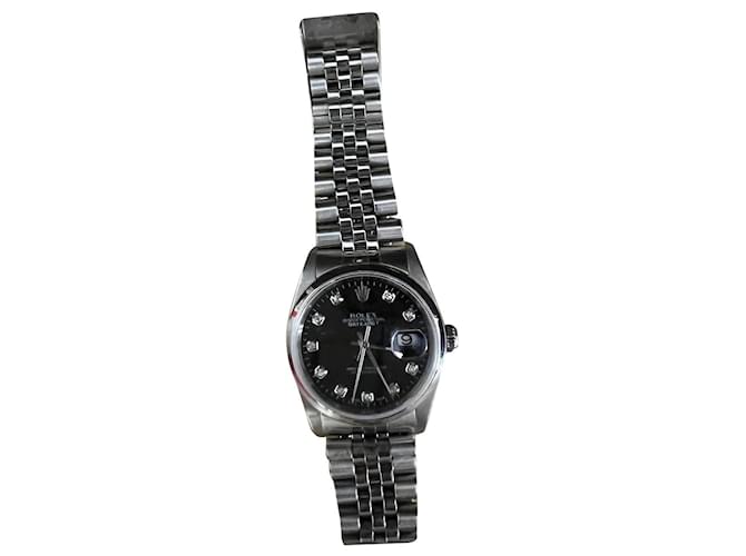 Rolex Relógios finos Hardware prateado Aço  ref.1010345