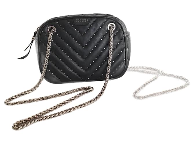 Claudie Pierlot Handbags Black Leather  ref.1010381
