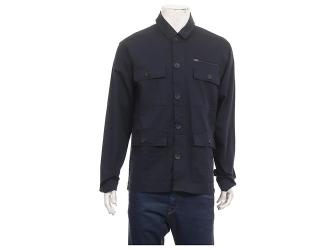 Autre Marque Giacca Blazer Holebrook Blu Navy Cotone