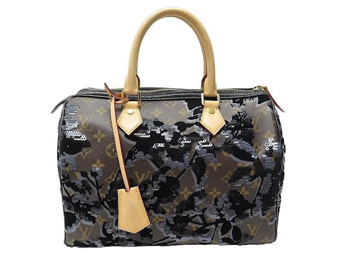 Louis Vuitton Brown Monogram Canvas Speedy 25 With Strap Handbag