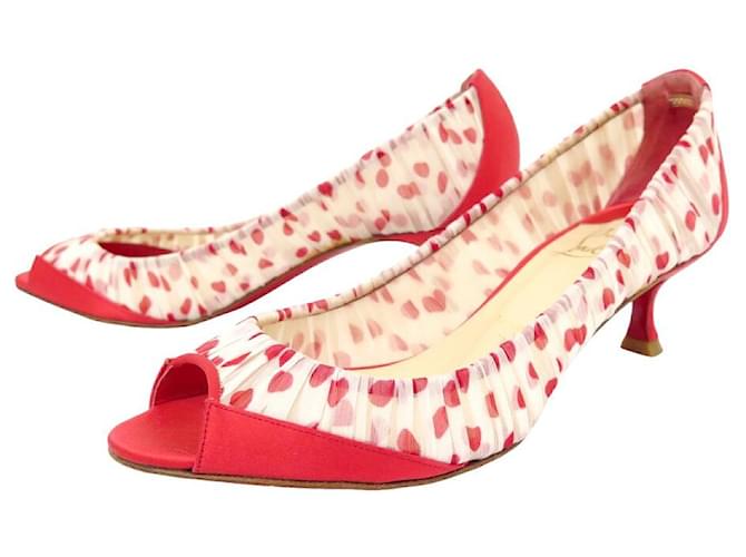CHRISTIAN LOUBOUTIN SHOES PUMPS 36 SATIN WEIGHT PINK PINK SHOES  ref.1010700