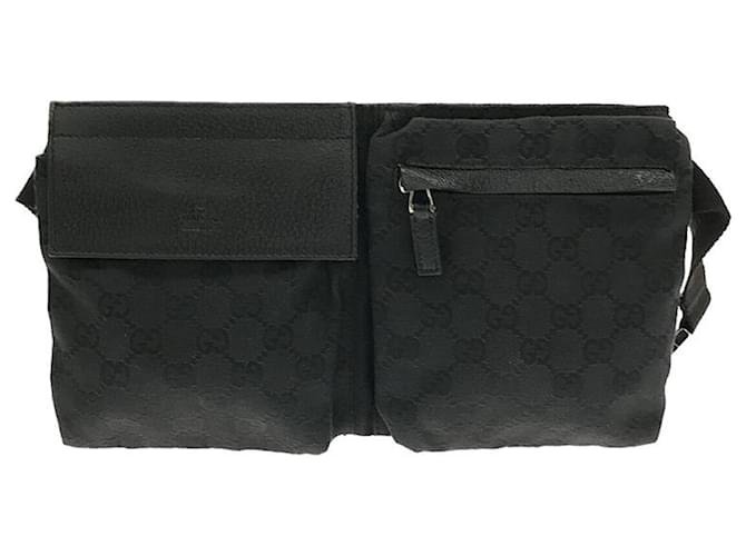 Gucci Waist bag Black Cloth  ref.1010875