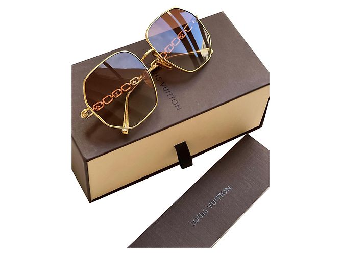 Gafas Louis Vuitton My Lv con cadena Gold hardware