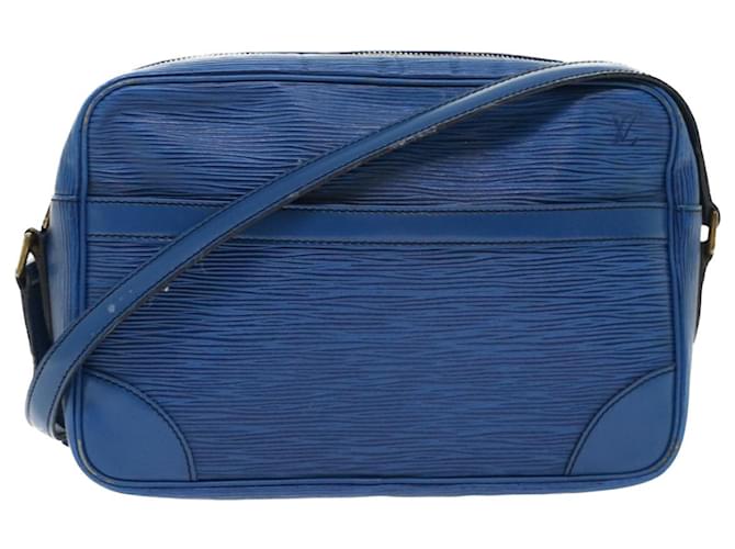 Louis Vuitton Trocadéro Azul Cuero  ref.1011069