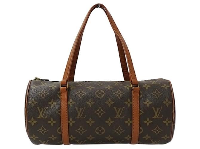 LOUIS VUITTON Handbag M51385 Papillon 30 Monogram canvas/Leather Brown  Women Used