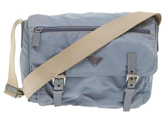 Prada baby blue online shoulder bag