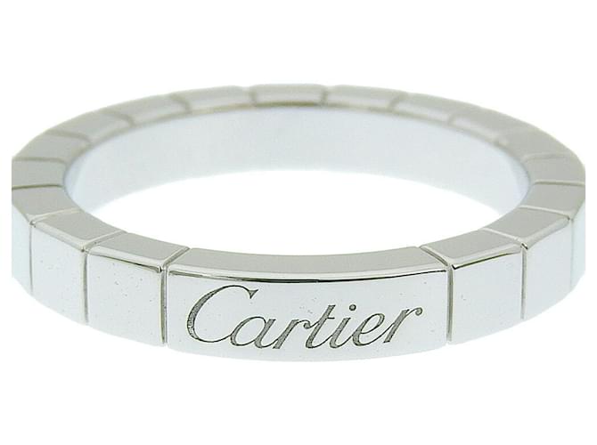 Cartier Lanière Prata Ouro branco  ref.1011255