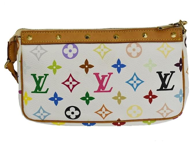 Louis Vuitton Pochette Accessoires Toile Blanc  ref.1011314