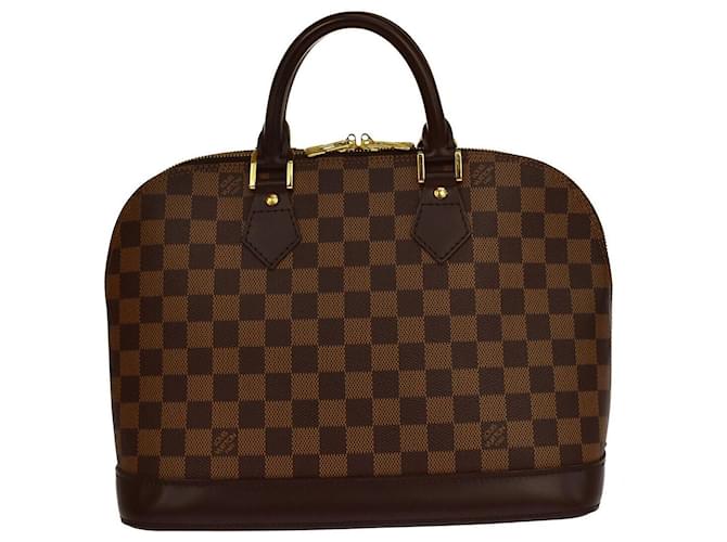 Louis Vuitton Alma Brown Cloth  ref.1011357