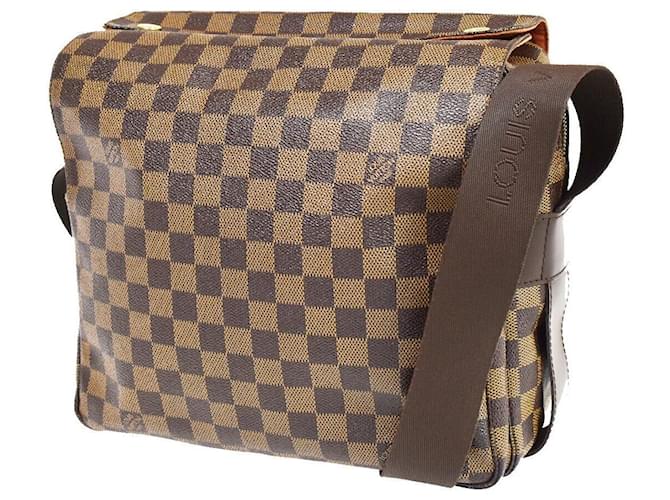 Louis Vuitton Naviglio Brown Cloth  ref.1011382