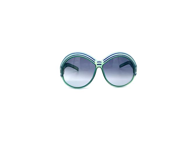 Christian Dior Optyl Round Sunglasses Blue  ref.1011465