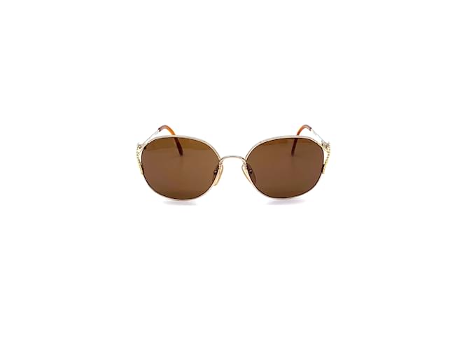 Christian Dior Optyl gafas de sol cuadradas Dorado  ref.1011468
