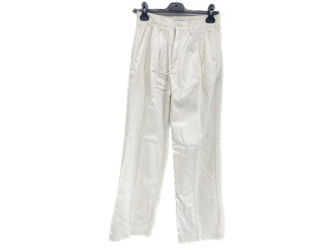 Autre Marque Jeans Pistola T.US 25 Algodón Blanco