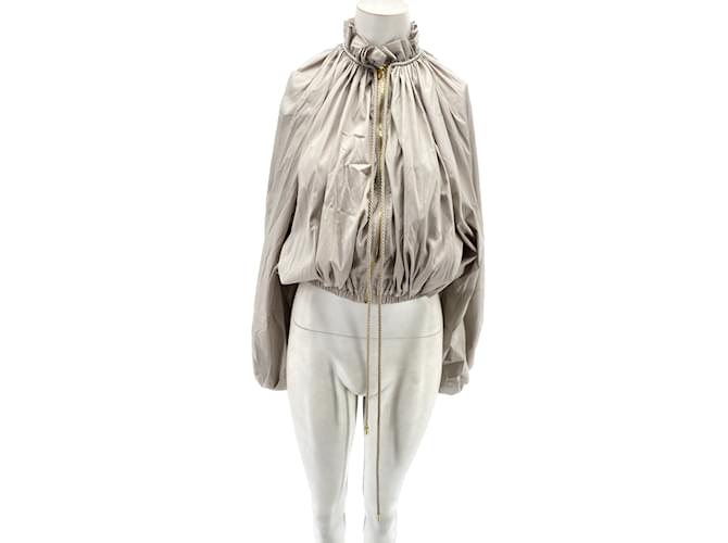 Autre Marque PATOU  Coats T.fr 36 Polyester Grey  ref.1011591