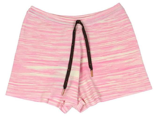 Louis Vuitton Kurze Hose Pink Mehrfarben Wolle  ref.1011611