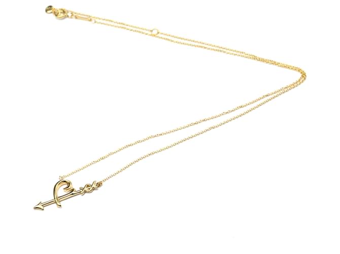 Tiffany & Co Corações e Flechas Dourado Ouro rosa  ref.1011791