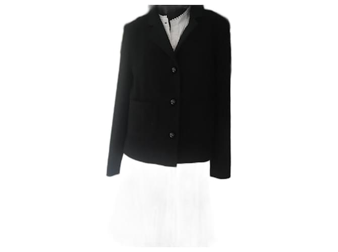 Chanel Jackets Black Polyester  ref.1012053