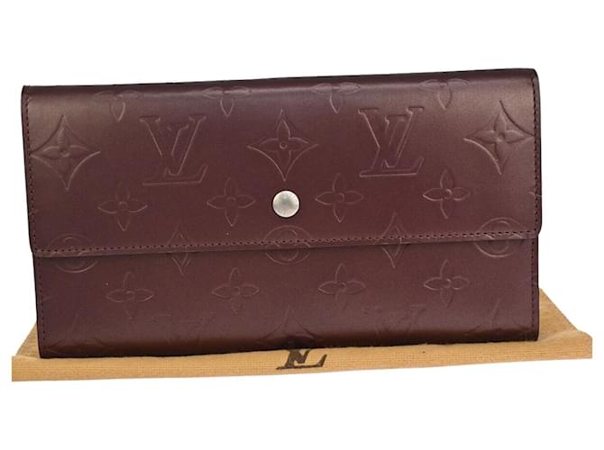 Sarah Louis Vuitton Porte tresor international Leather  ref.1012120