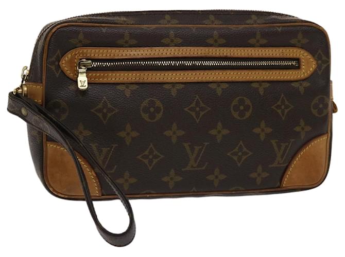 LOUIS VUITTON Monogramm Marly Dragonne GM Clutch Bag M.51825 LV Auth am4804 Leinwand  ref.1012304