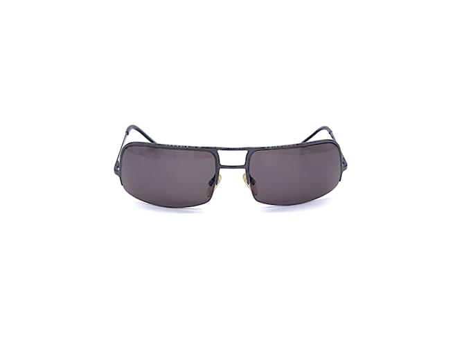 Fendi gafas de sol con puente forrado Plata Metal  ref.1012367