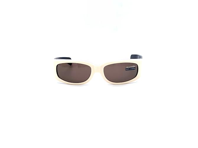 Dolce & Gabbana Ivory Acetate Sunglasses  ref.1012518