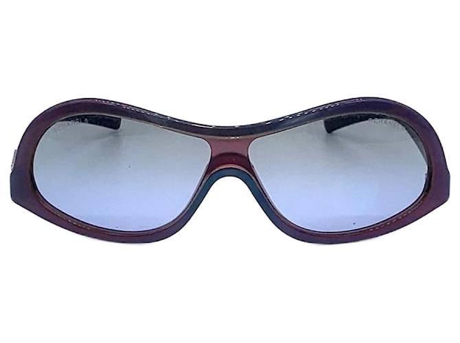 Schillernde Chanel-Sonnenbrille Mehrfarben Acetat  ref.1012519