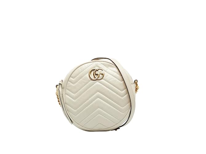 Mini GG Marmont Round Crossbody Bag 550154