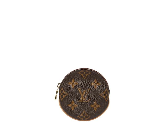 Porte monnaie Louis Vuitton Rond en toile monogram
