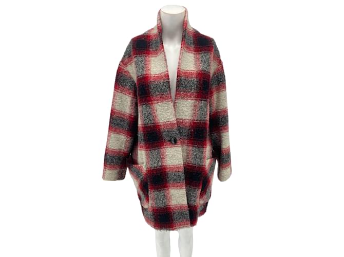 ISABEL MARANT ETOILE  Jackets T.fr 38 WOOL Red  ref.1012643