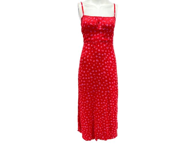 FAITHFULL THE BRAND  Dresses T.International XS Viscose Red  ref.1012661
