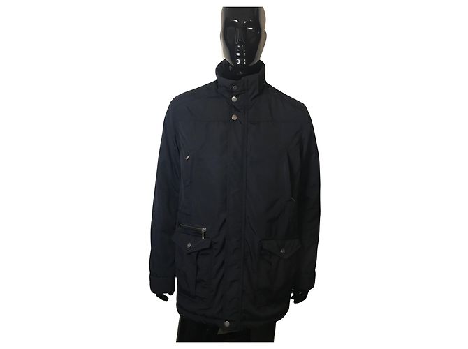 Bruno Saint Hilaire Saint Hilaire navy blue parka