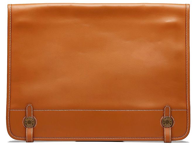 Hermès Braune Dogon-Clutch von Hermes
