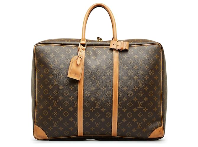 Louis Vuitton Brown Monogram Sirius 50 Leather Cloth ref.563500 - Joli  Closet