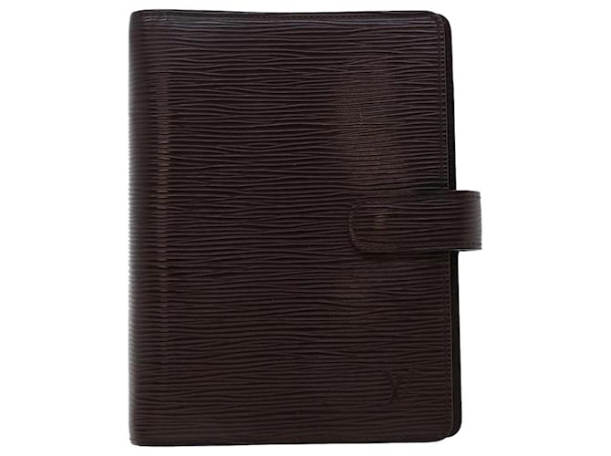 Louis Vuitton Agenda MM Brown Leather  ref.1012845