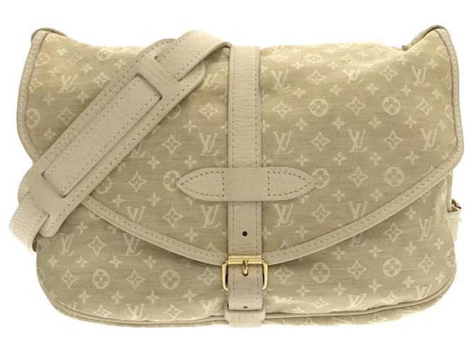 Louis Vuitton Saumur 30 Beige Cloth ref.1012949 - Joli Closet