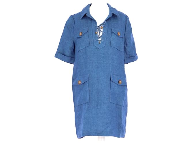 SéZane túnica Azul Lino  ref.1013084