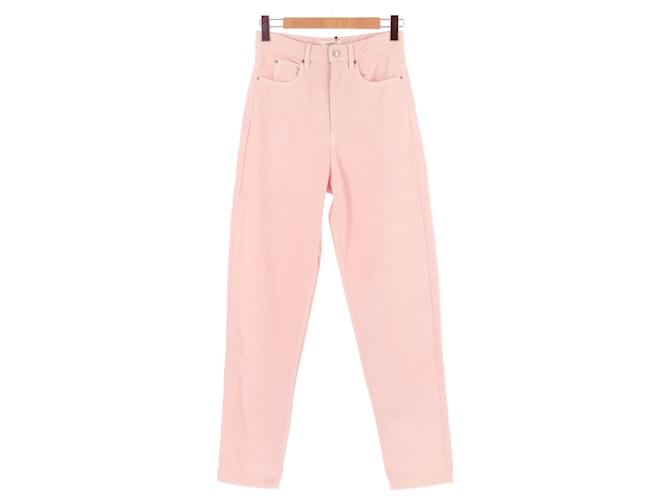 Isabel Marant Etoile Jeans Pink Baumwolle  ref.1013094
