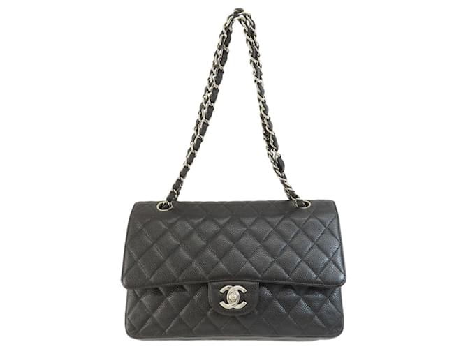 Chanel Timeless Black Leather  ref.1013308