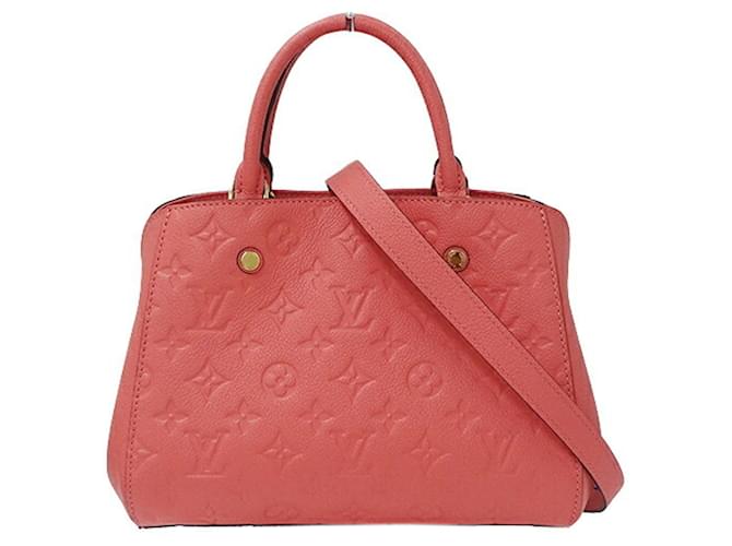 Louis Vuitton Montaigne Pink Cloth  ref.1013389